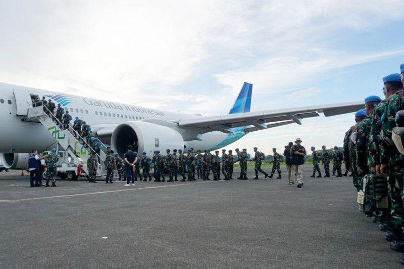 Garuda Indonesia Terbangkan 2.115 Pasukan Perdamaian RI ke Lebanon dan Kongo