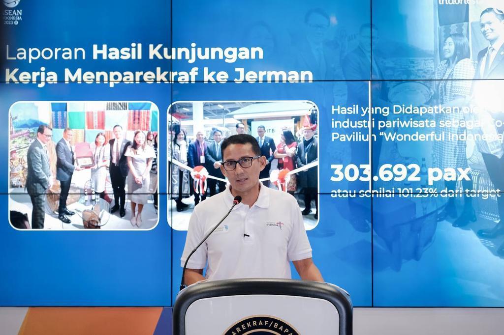 Menparekraf: Paviliun Indonesia Bukukan Potensi Nilai Devisa Rp5,3 Triliun di ITB Berlin
