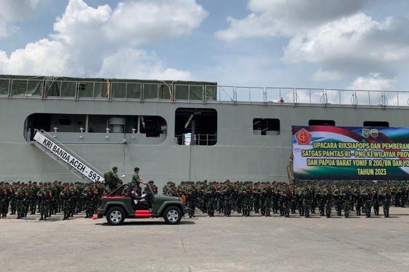 Hari ke-2 Ramadan, Panglima TNI Kirim 850 Prajurit ke Perbatasan RI-Papua Nugini