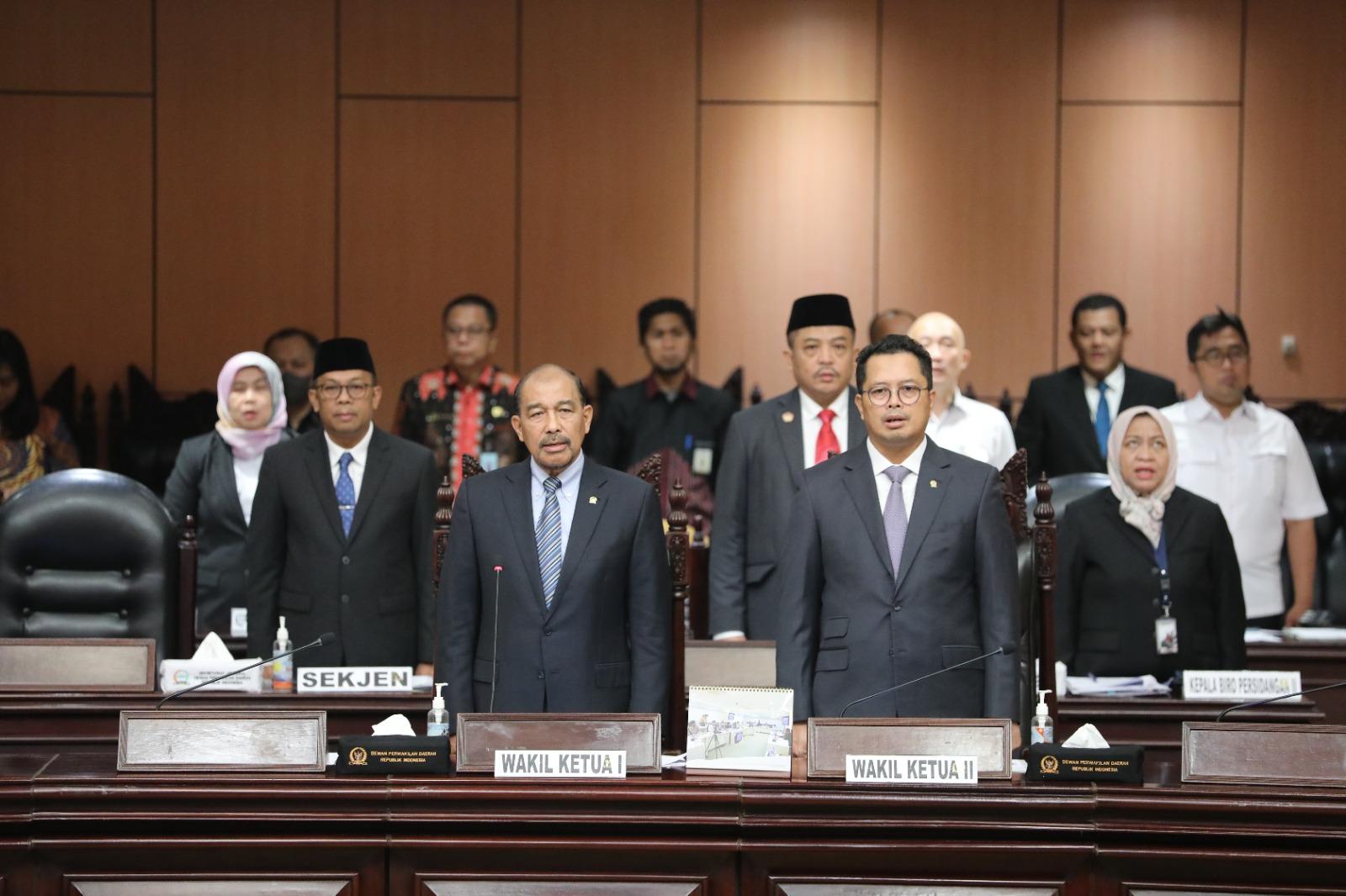 Alat Kelengkapan DPD RI Laporkan Hasil Pelaksanaan Tugas Pada Sidang Paripurna ke-10