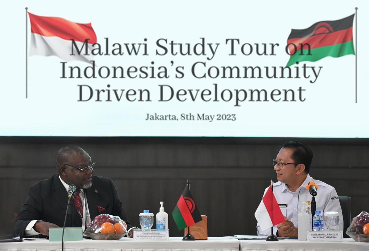 Terima Delegasi Malawi, Sekjen Taufik Pamerkan SDGs Desa sebagai Kompas Pembangunan