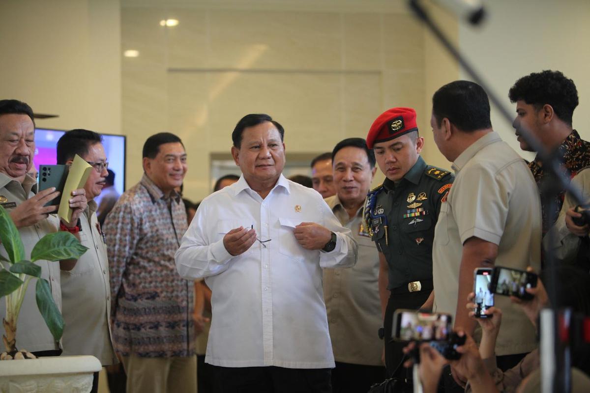 FOTO: Prabowo Silaturahmi dengan Purnawirawan Polri The Tribrata