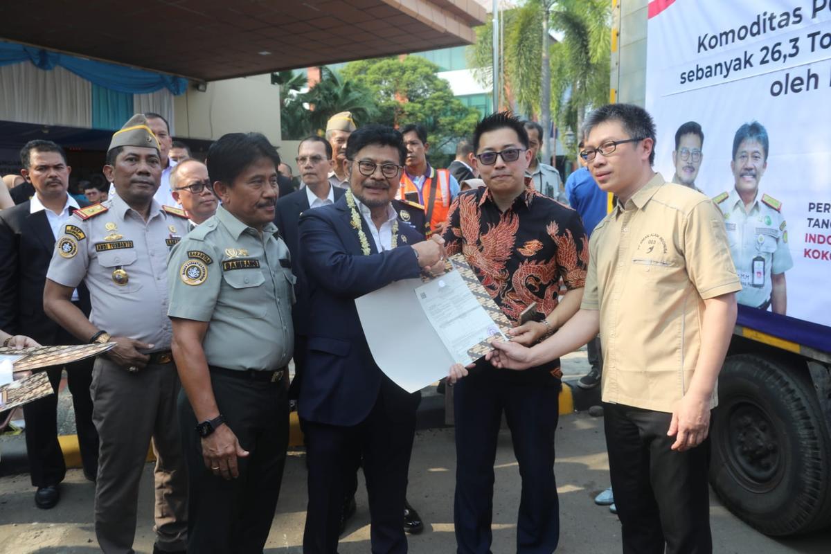 Target 1000 Triliun, Mentan SYL Lepas Ekspor Produk Pertanian ke 23 Negara