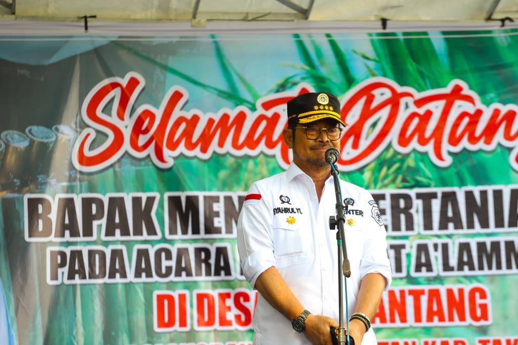 Penuhi Undangan Petani, Sosok Mentan SYL Sebagai Mutiara Hitam Dari Timur Terbukti