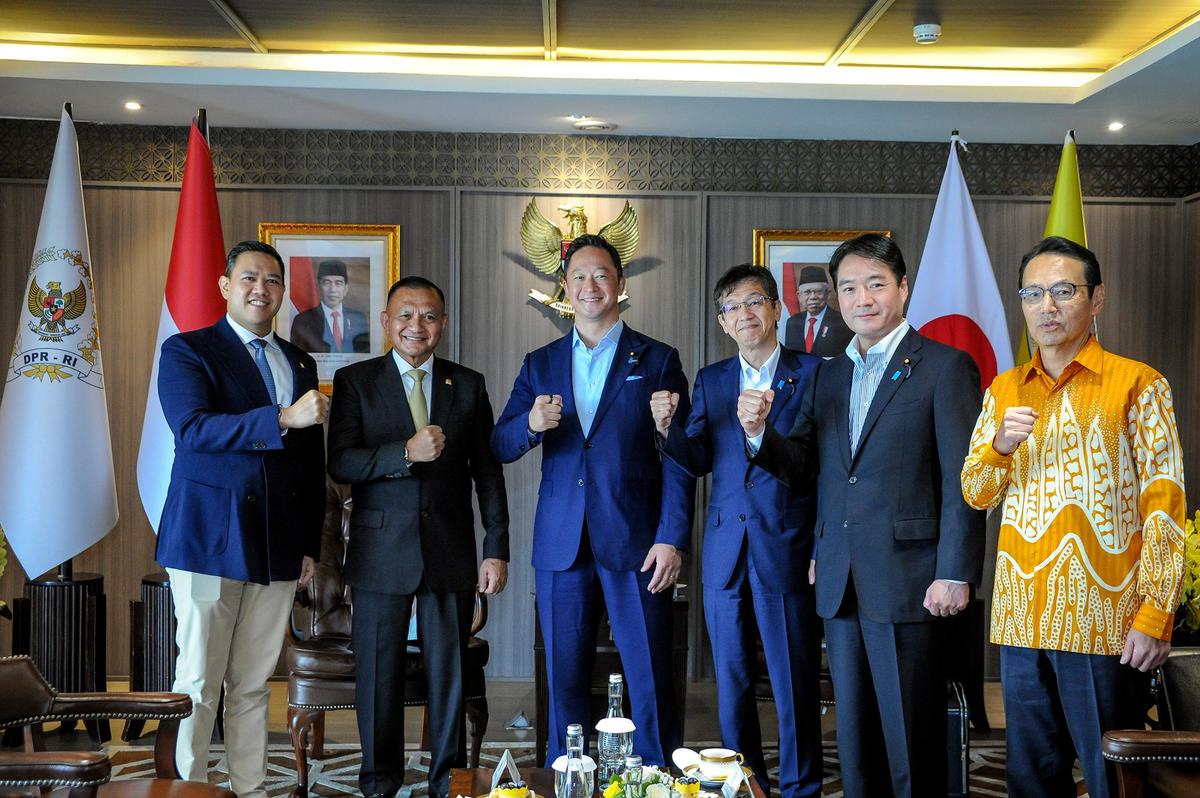 Terima Delegasi Parlemen Jepang, Lodewijk Sampaikan Peningkatan Hubungan dan Situasi Hankam