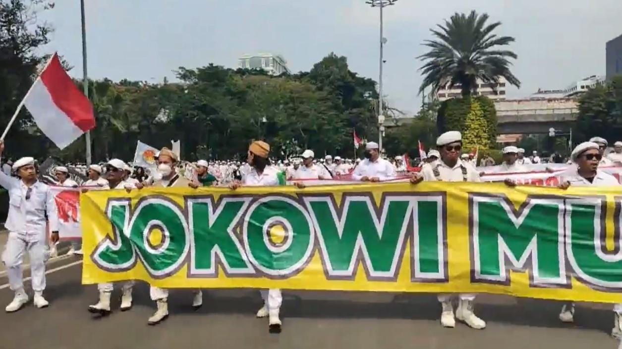 Massa 411 Minta Jokowi Mundur, KSP: Tuntutannya Absurd, Tidak Nyambung