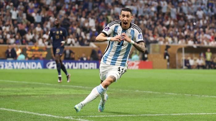 Angel di Maria Tambah Keunggulan, Argentina Tekuk Prancis 2-0!