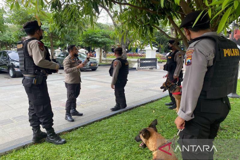 Polda Jateng Kerahkan 11 Anjing K-9 untuk Amankan Tasyukuran Pernikahan Kaesang-Erina