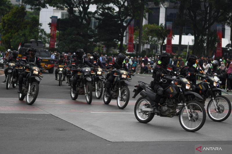 Amankan Aksi Unjuk Rasa di Patung Kuda, 4.000 Personel Polisi-TNI Dikerahkan