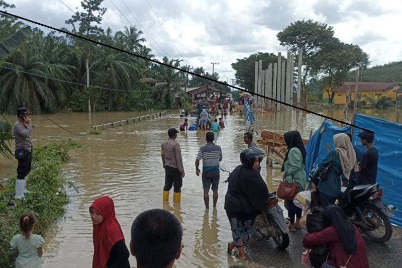 Hujan Deras Disusul Banjir, Akses Tiga Kecamatan di Aceh Timur Terputus