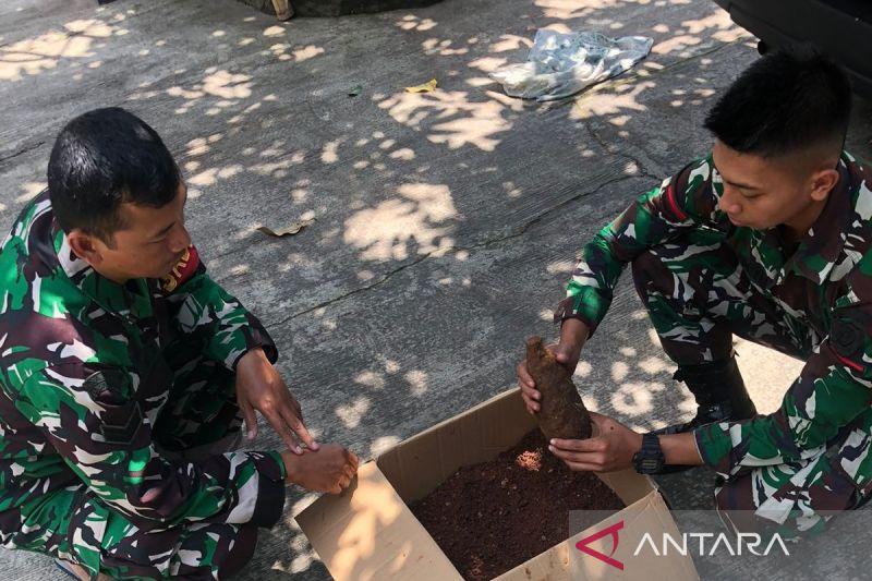 Mortir Aktif yang Ditemukan Warga Berhasil Diamankan Kodim 0608 Cianjur