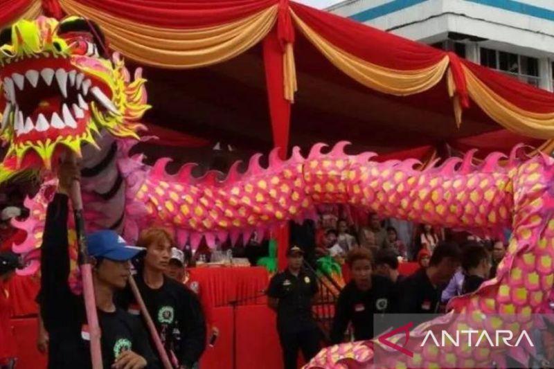 Jelang Imlek Kelompok Barongsai Lampung Mulai Ramai Terima Pesanan Atraksi