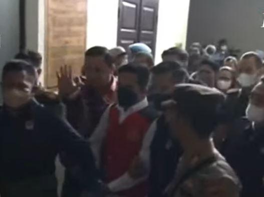 Bharada E Tiba di Pengadilan Negeri Jakarta Selatan