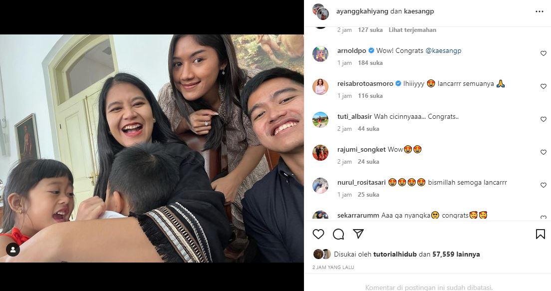 Kaesang Pangarep Resmi Lamar Erina Gudono?