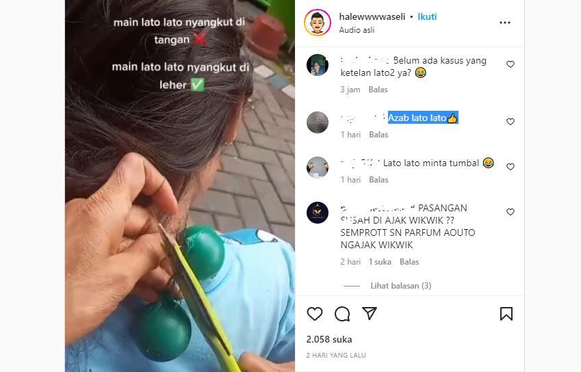 Permainan Latto-latto Jerat Leher Bocah Perempuan, Waspada