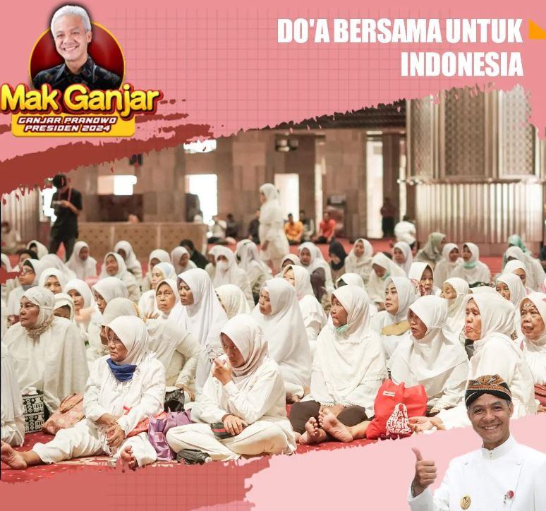 Dinilai Bersih dari Korupsi, Ribuan Emak-emak di Banten Dukung Ganjar Pada Pemilu 2024