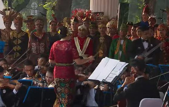Pembukaan Upacara Hari Kemerdekaan di Istana Negara Dibuka dengan Paduan Suara