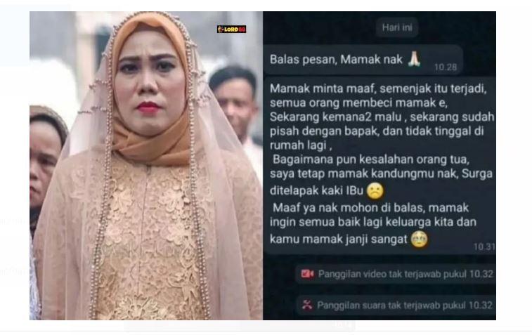 Viral Pesan Mertua 'Wik-wik' dengan Mantu Memohon ke Anak: Mama Minta Maaf, Saya Malu