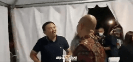 Viral! Ahok Bertemu Ahmad Dhani di Backstage Dewa19, Dulu Lawan Kini seperti Kawan Lama