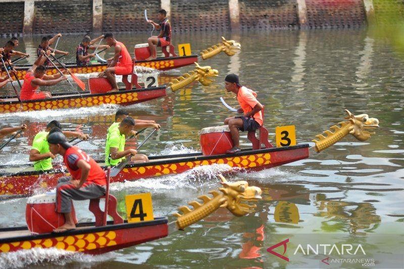Pengprov Podsi Jambi Gelar Lomba Perahu Tradisional di Sungai Batang Hari