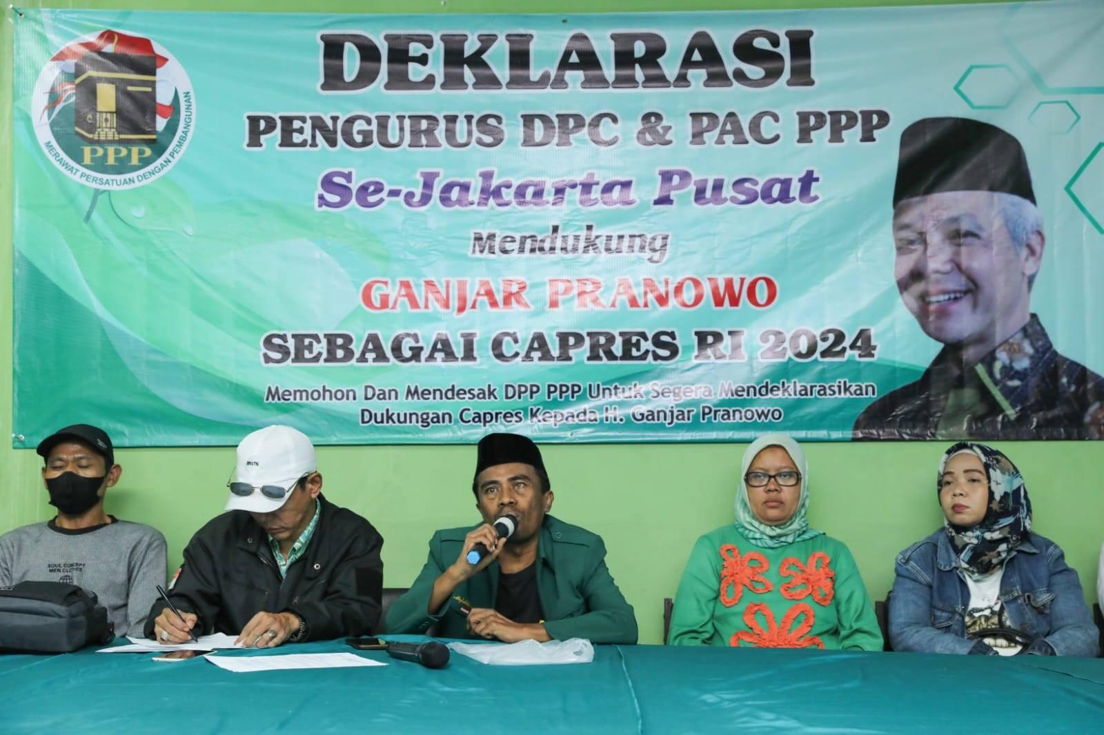 DPC PPP Jakpus Bantah Kabar Deklarasi Dukungan Ganjar Capres