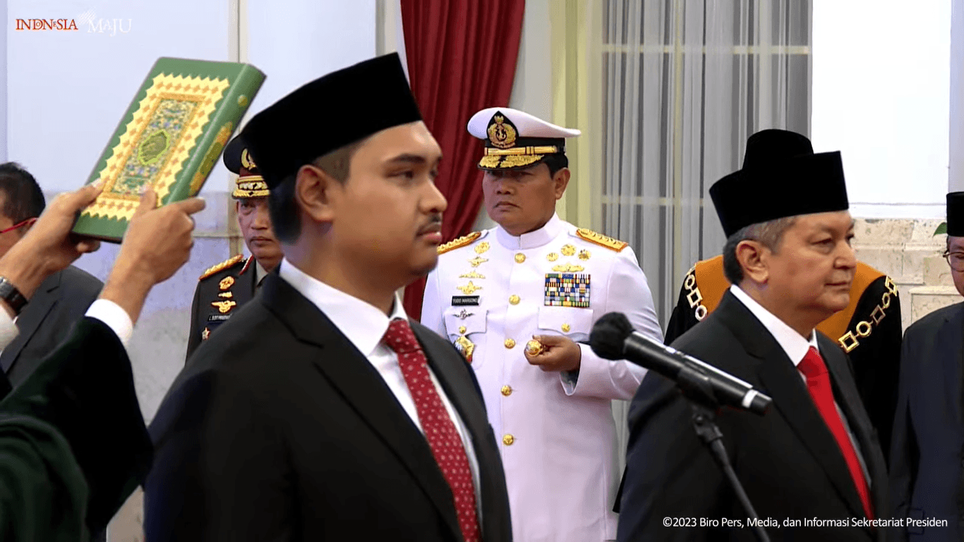 Dito si Generasi Milenial Siap Pimpin Menpora Tanpa RANS Prestige Sportainment