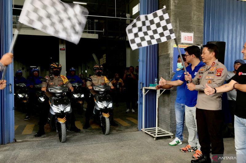 Polda Bali Pinjam 300 Motor Listrik dari Perusahaan Swasta untuk Pengamanan KTT G20