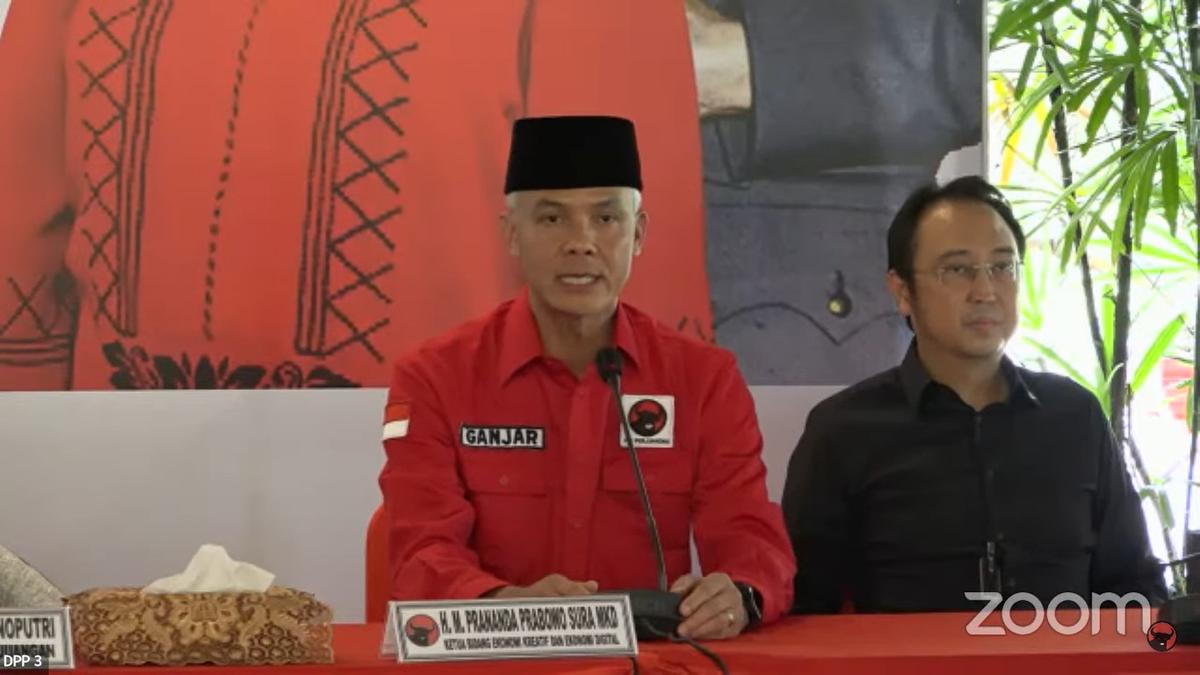 Ganjar Merasa Terhormat Ditunjuk Megawati Jadi Capres 2024