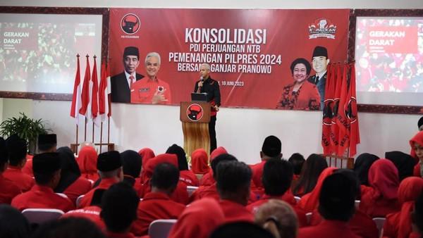 PDIP Sebut Rakyat NTB Tak Tahu Diri Jika Tak Pilih Ganjar di Pilpres 2024