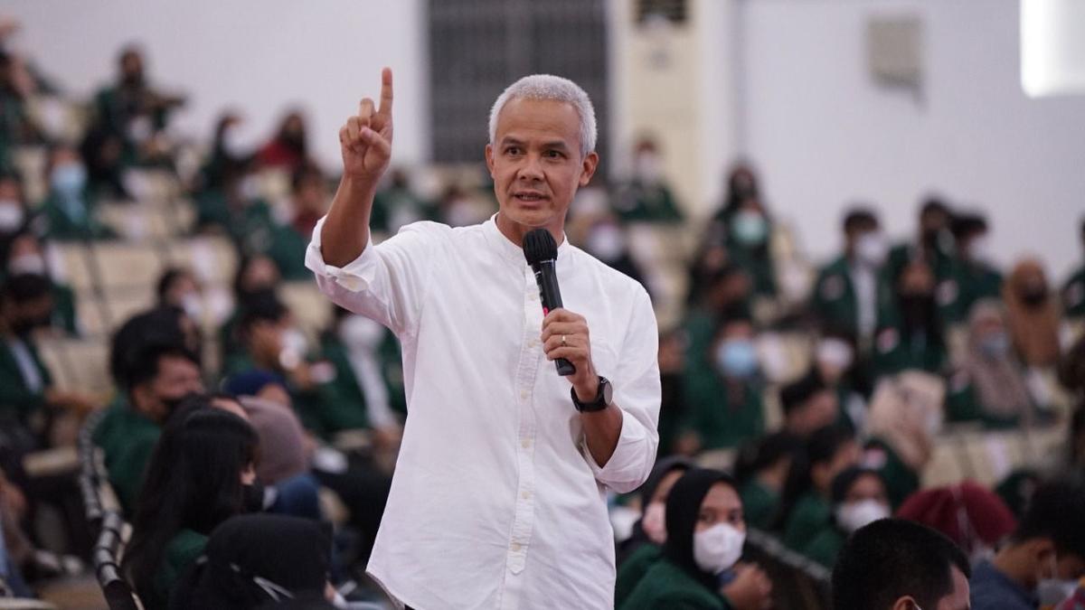 Ketika Ganjar Pranowo Jadi Tameng Anak dan Istri