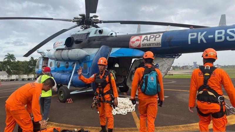 Tim Evakuasi Jalur Darat sudah Dengar Suara Para Korban Helikopter Jatuh di Bukit Tamiai