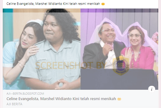 Komika Marshel Widianto Resmi Menikah dengan Celine Evangelista, Cek Faktanya