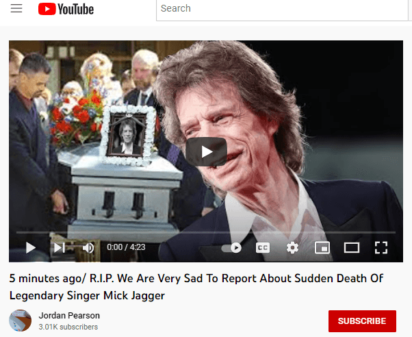 Vokalis The Rolling Stones, Mick Jagger Meninggal Dunia, Cek Faktanya