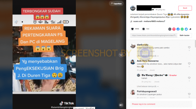 Beredar Rekaman Pertengkaran Ferdy Sambo dengan Istri, Cek Faktanya