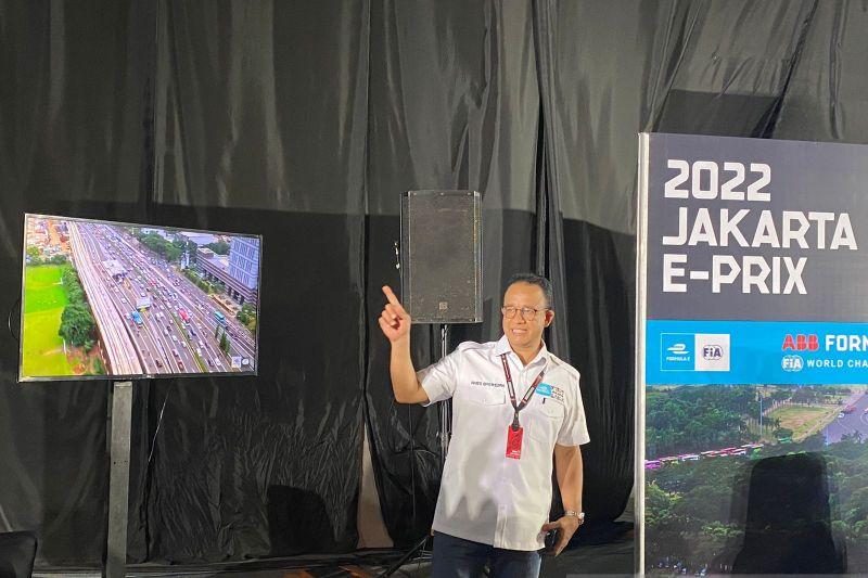 Anies usai Naik Safety Car Formula E: Luar Biasa! Roller Coaster Kalah Tuh
