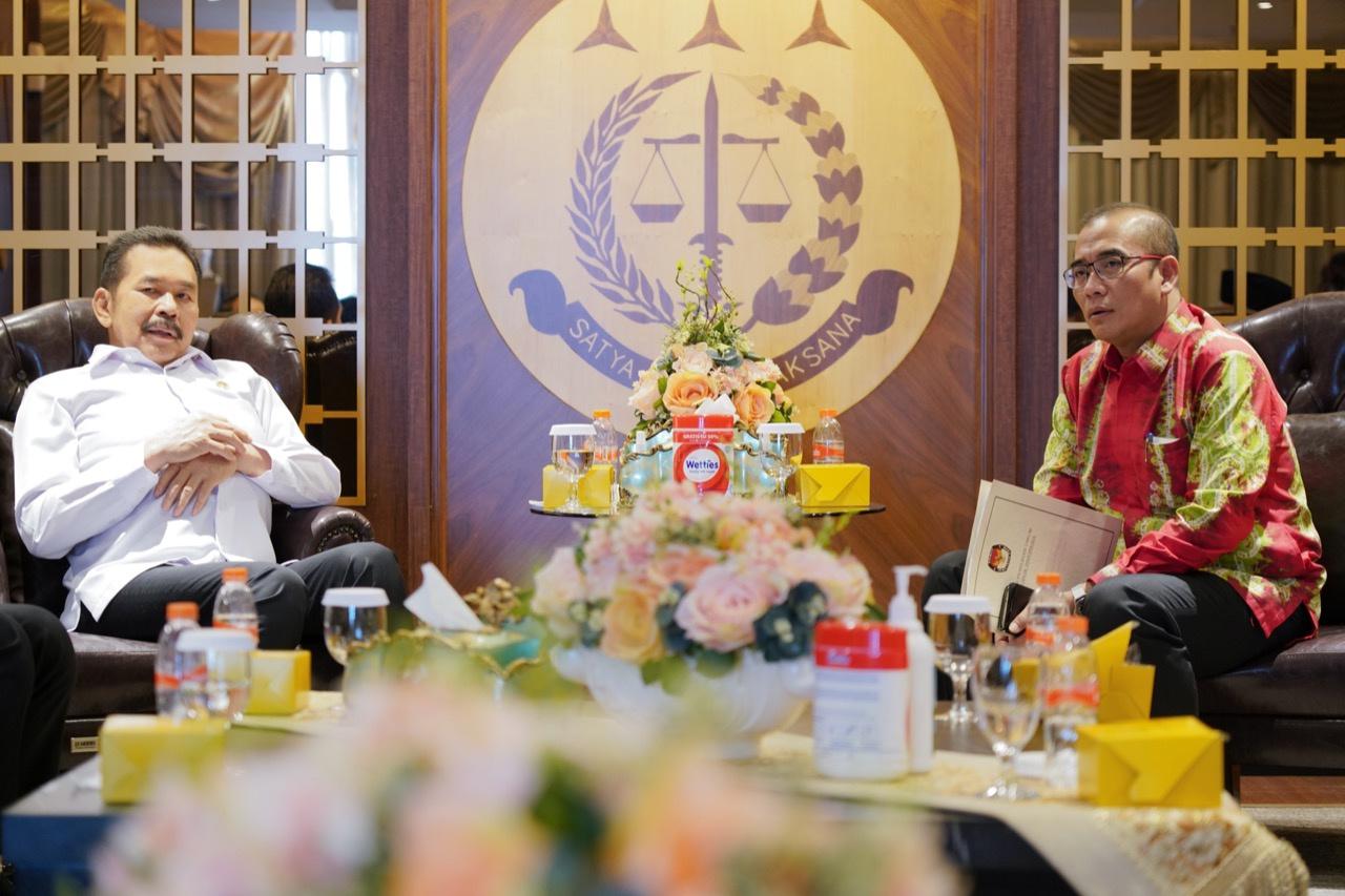 KPU Sambangi Kejagung, Minta Dukungan Hukum Terkait Pemilu Serentak 2024