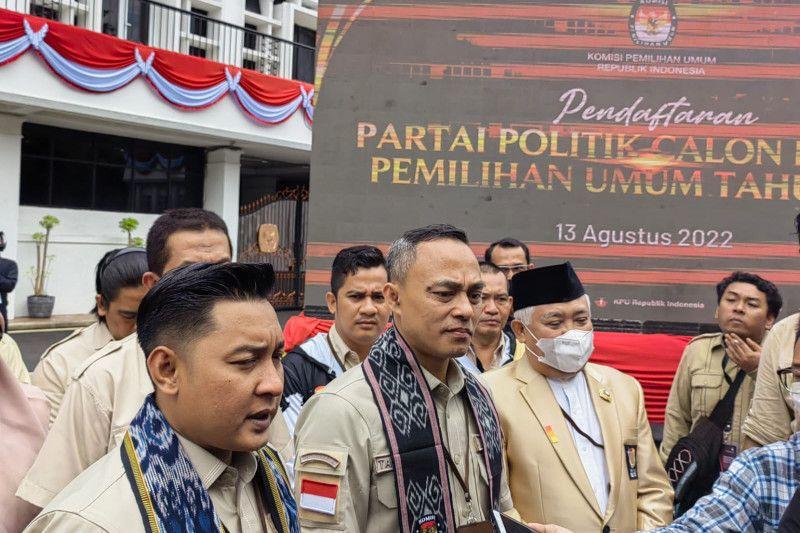 Ada Din Syamsuddin, Partai Pelita Daftar ke KPU Sebagai Peserta Pemilu 2024