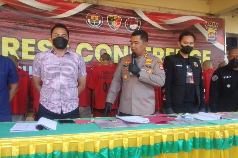 Waduh! Belasan Pelaku Judi Daring dan Konvensional Diamankan Polres Cilegon