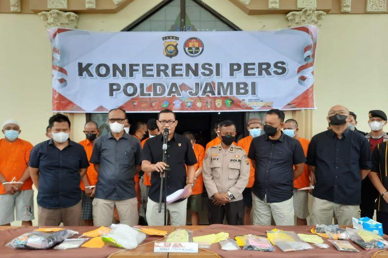 Polda Jambi Ungkap Peredaran Sabu Rp1,4 Miliar dalam Sebulan