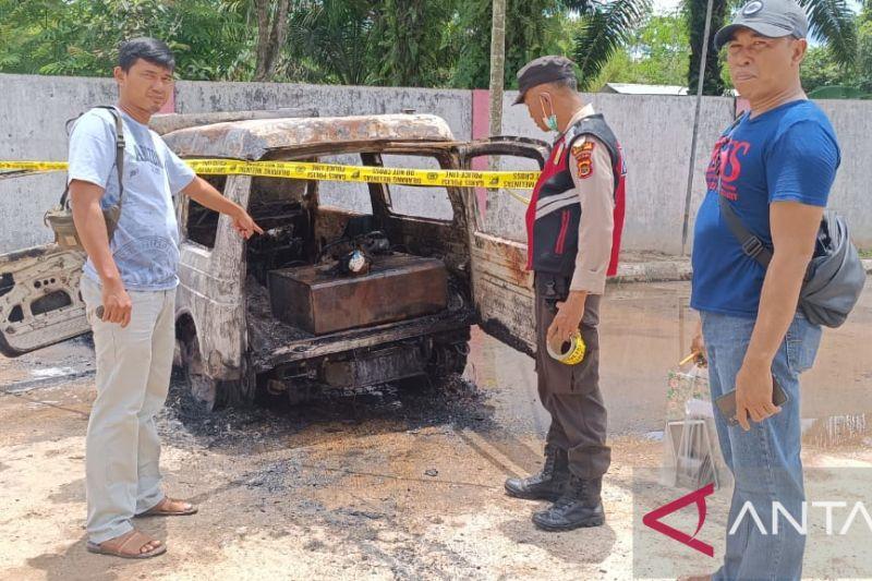 Mobil Terbakar di SPBU yang Diduga Timbun BBM Pertalite Diamankan Polres Muaro Jambi