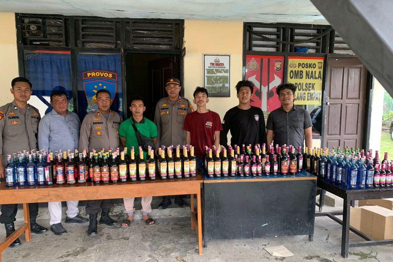 216 Botol Miras Disita di Kabupaten Bengkulu Tengah