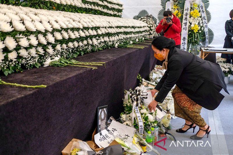 Puan Maharani dan Megawati Mampir di TKP Tragedi Itaewon