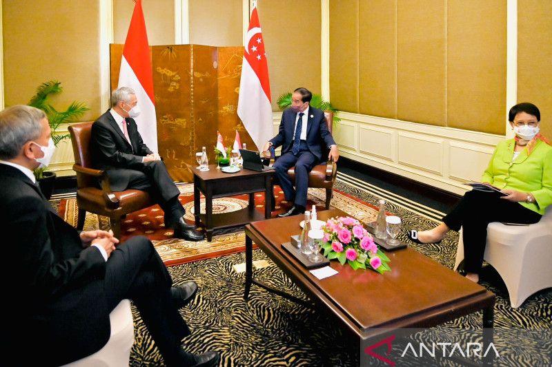 Presiden Jokowi dan Menlu Bertemu dengan PM Singapura Lee Hsien Loong, Bahas Apa?