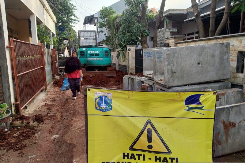 Antisipasi Banjir, Sudin SDA Jaktim Bangun Saluran Air di Cilangkap