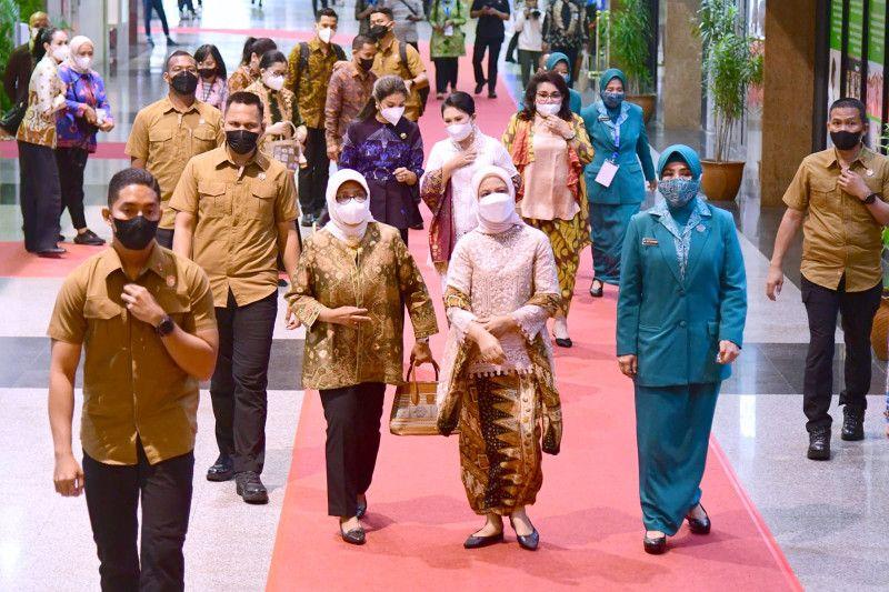 Iriana Jokowi Buka Penyelenggaraan Rakornas TP PKK 2022 di JIExpo