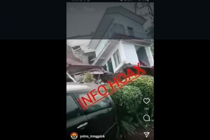 Viral Video Longsor Besar di Panggul Trenggalek Rusak Puluhan Rumah, Polisi: Itu Hoax!