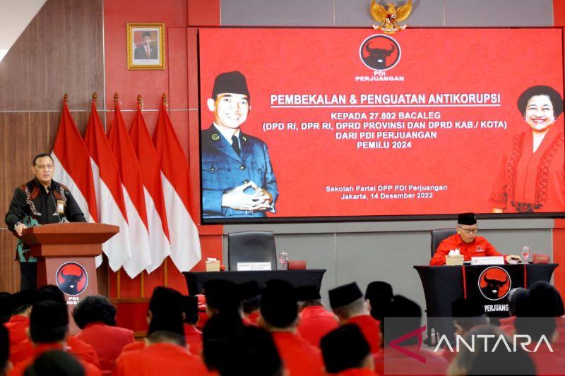 Ketua KPK Ajak Bakal Caleg PDIP Wujudkan Indonesia tanpa Korupsi
