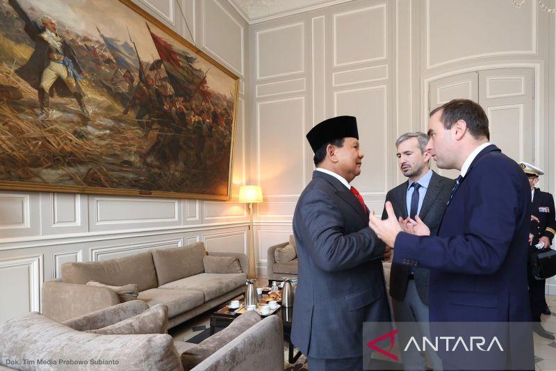 Prabowo Temui Menhan Prancis Bahas Penguatan Hubungan Strategis Pertahanan
