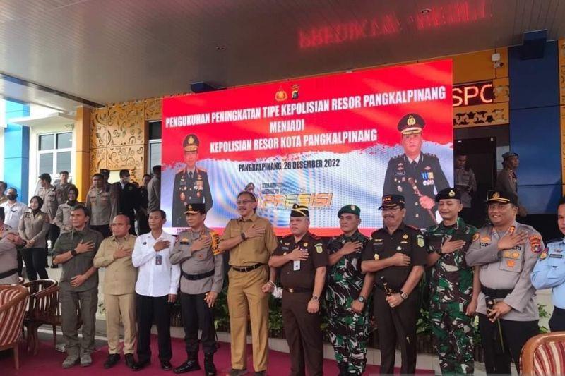Salut, Polres Pangkalpinang Naik Status Jadi Polresta