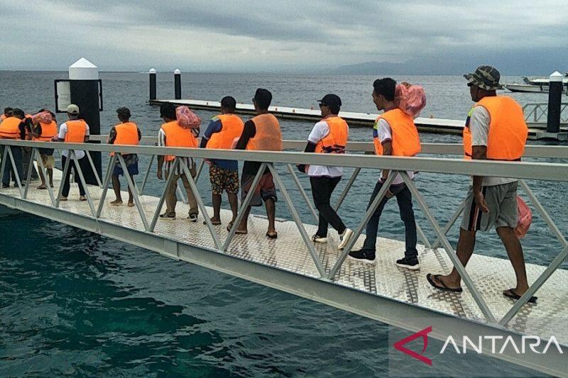 Jembatan Penghubung Pelabuhan Nusa Penida Telah Diperbaiki usai Ambruk dan Buat Puluhan Turis Tercebur